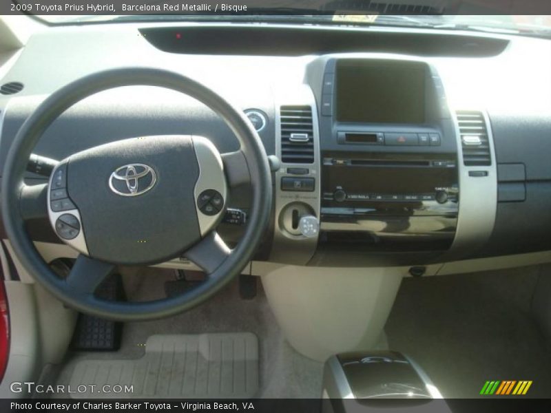 Barcelona Red Metallic / Bisque 2009 Toyota Prius Hybrid