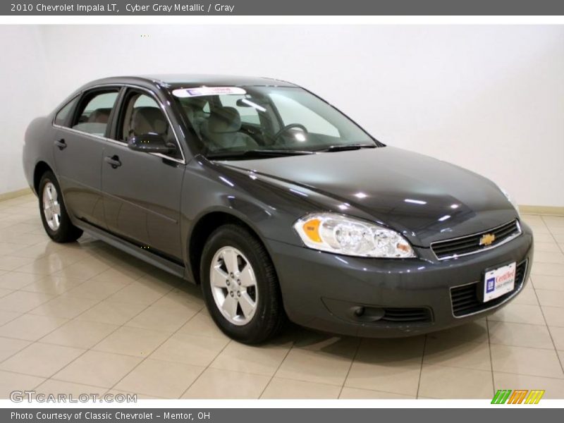 Cyber Gray Metallic / Gray 2010 Chevrolet Impala LT