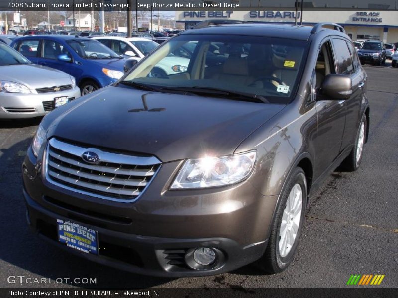 Deep Bronze Metallic / Desert Beige 2008 Subaru Tribeca Limited 5 Passenger