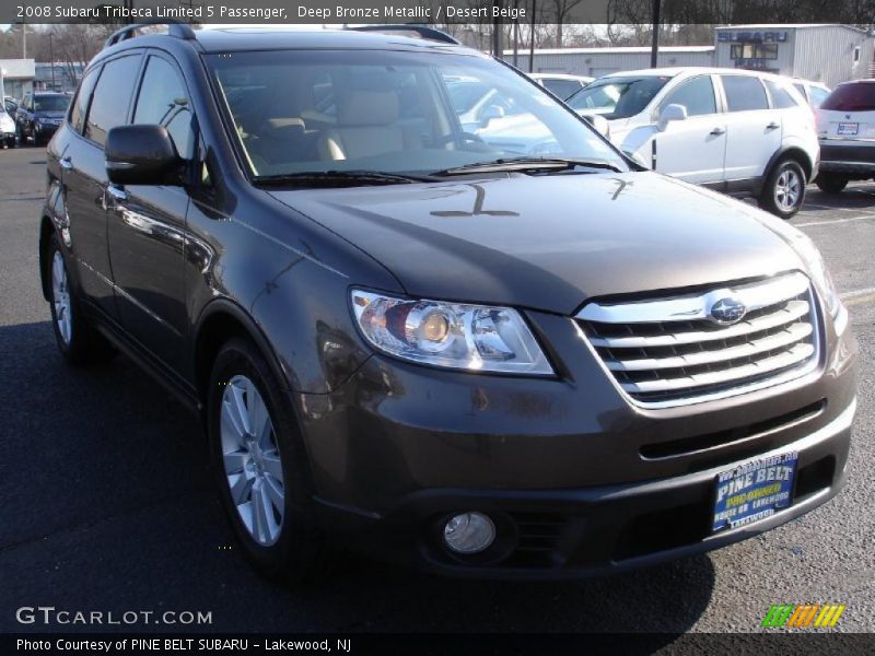 Deep Bronze Metallic / Desert Beige 2008 Subaru Tribeca Limited 5 Passenger