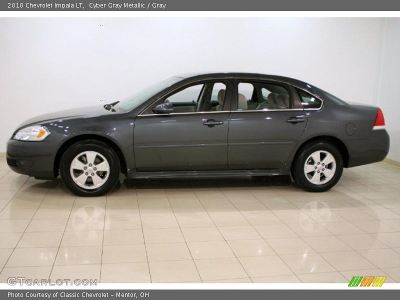 Cyber Gray Metallic / Gray 2010 Chevrolet Impala LT