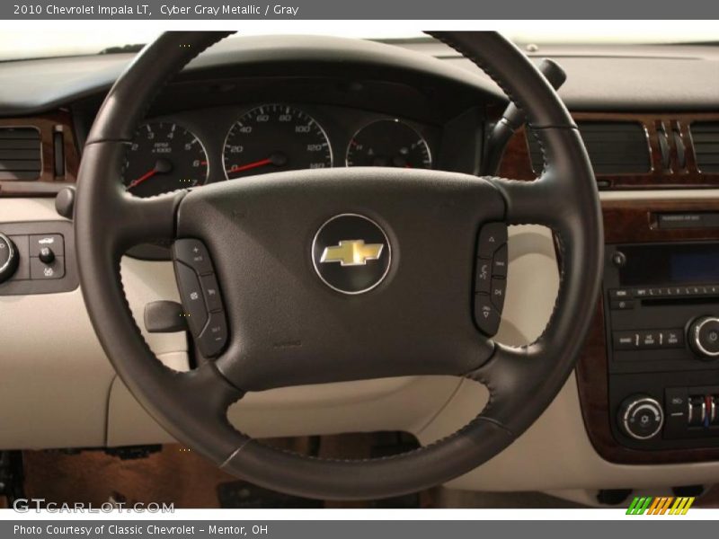 Cyber Gray Metallic / Gray 2010 Chevrolet Impala LT