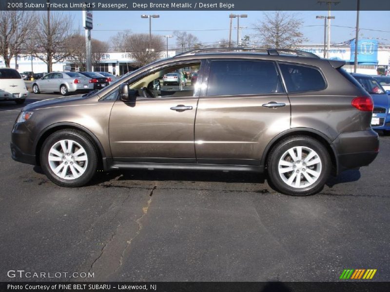 Deep Bronze Metallic / Desert Beige 2008 Subaru Tribeca Limited 5 Passenger