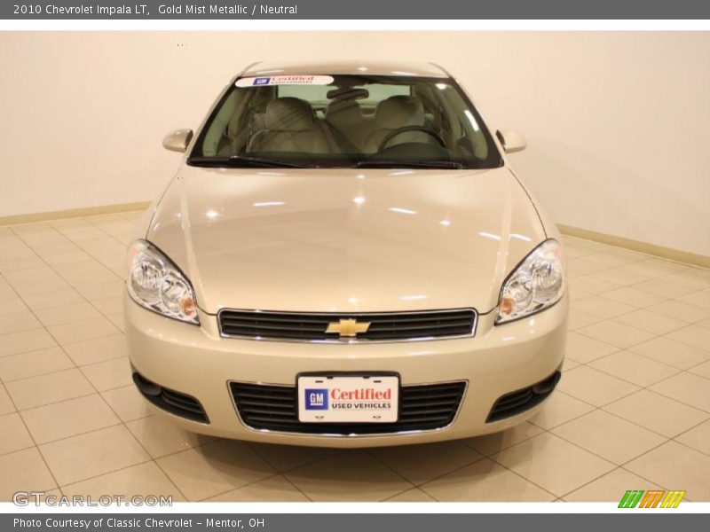 Gold Mist Metallic / Neutral 2010 Chevrolet Impala LT