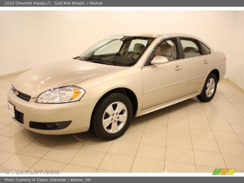 Gold Mist Metallic / Neutral 2010 Chevrolet Impala LT