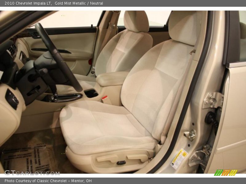 Gold Mist Metallic / Neutral 2010 Chevrolet Impala LT