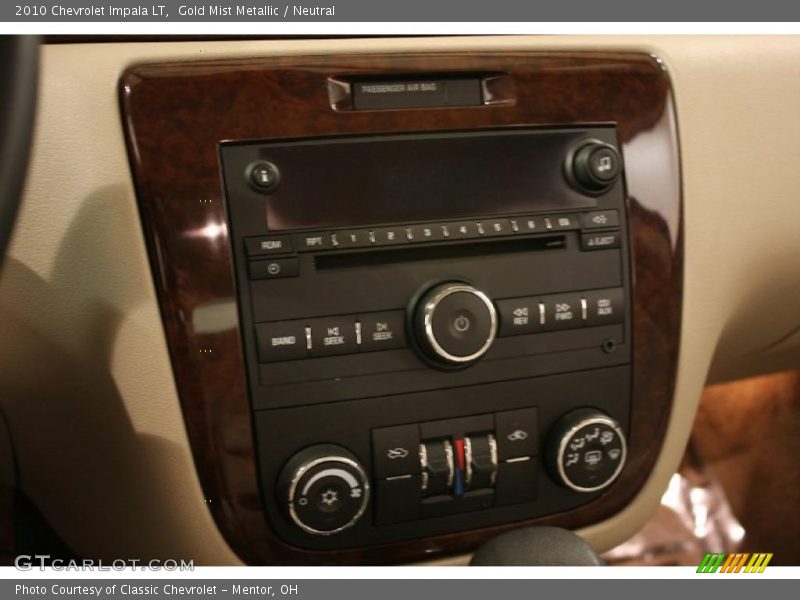 Gold Mist Metallic / Neutral 2010 Chevrolet Impala LT