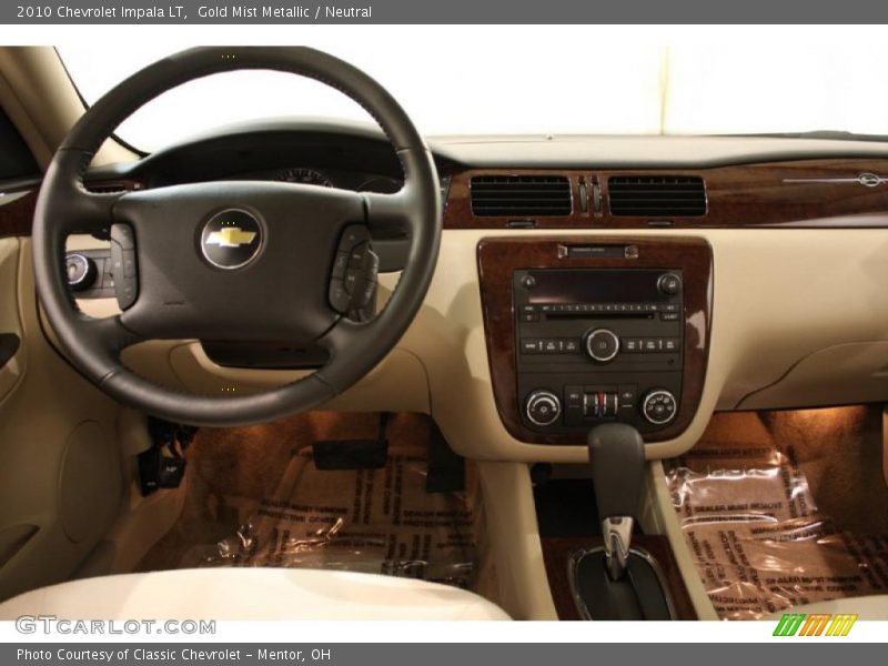 Gold Mist Metallic / Neutral 2010 Chevrolet Impala LT
