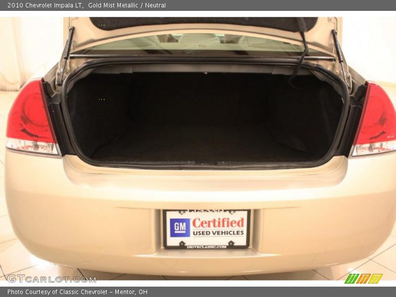 Gold Mist Metallic / Neutral 2010 Chevrolet Impala LT