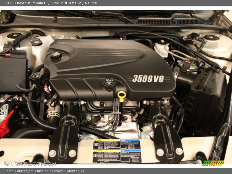 Gold Mist Metallic / Neutral 2010 Chevrolet Impala LT