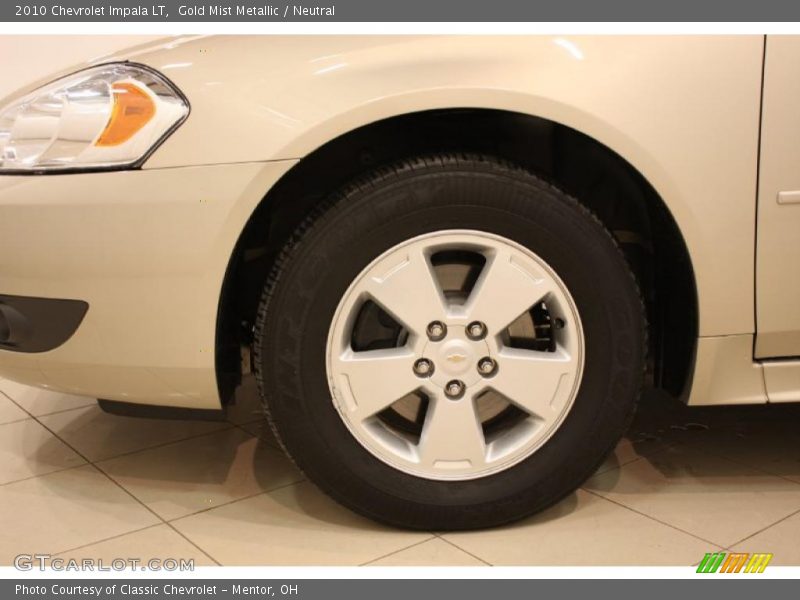 Gold Mist Metallic / Neutral 2010 Chevrolet Impala LT