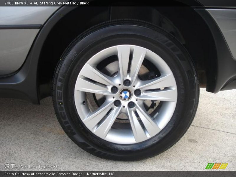 Sterling Grey Metallic / Black 2005 BMW X5 4.4i
