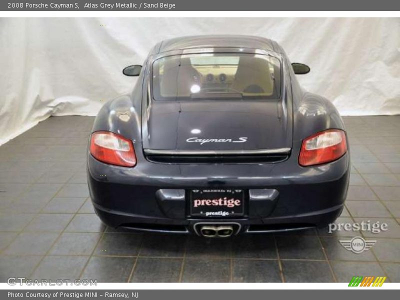 Atlas Grey Metallic / Sand Beige 2008 Porsche Cayman S