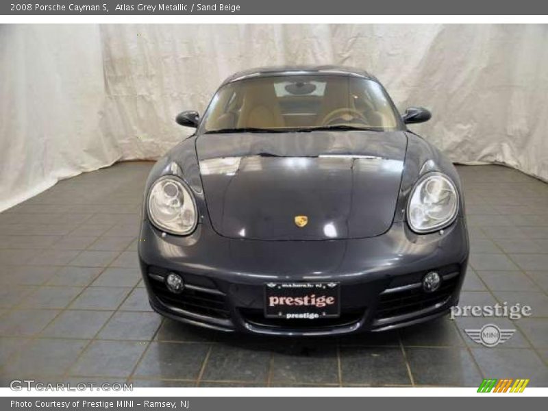 Atlas Grey Metallic / Sand Beige 2008 Porsche Cayman S