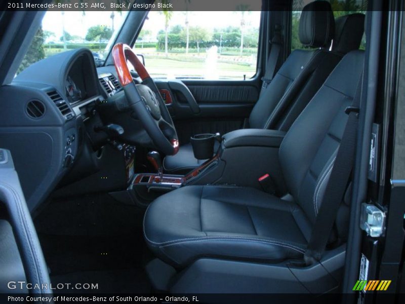  2011 G 55 AMG designo Black Interior