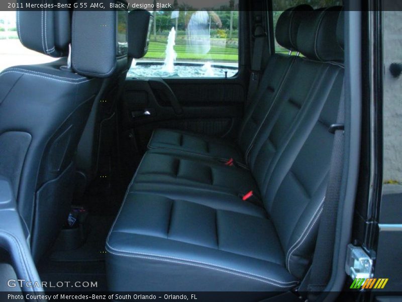  2011 G 55 AMG designo Black Interior