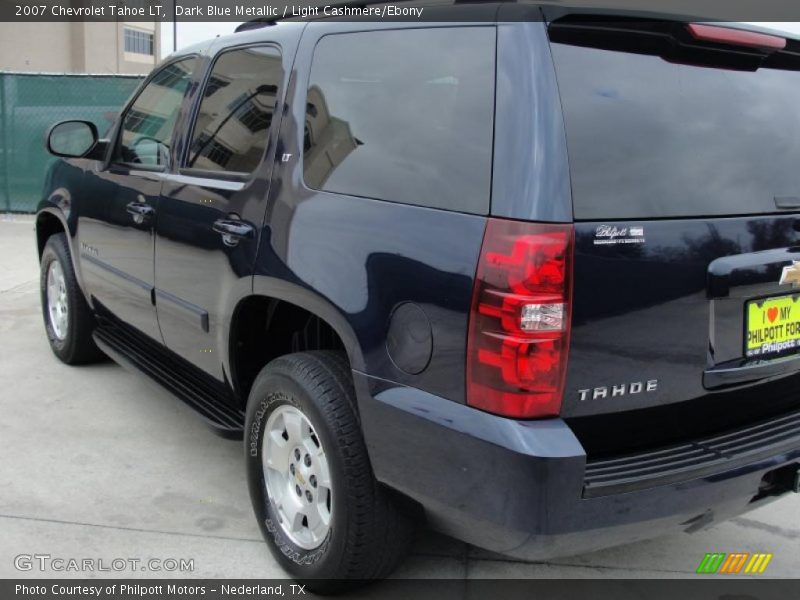 Dark Blue Metallic / Light Cashmere/Ebony 2007 Chevrolet Tahoe LT