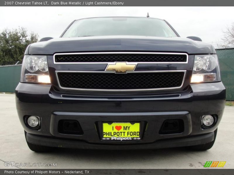 Dark Blue Metallic / Light Cashmere/Ebony 2007 Chevrolet Tahoe LT