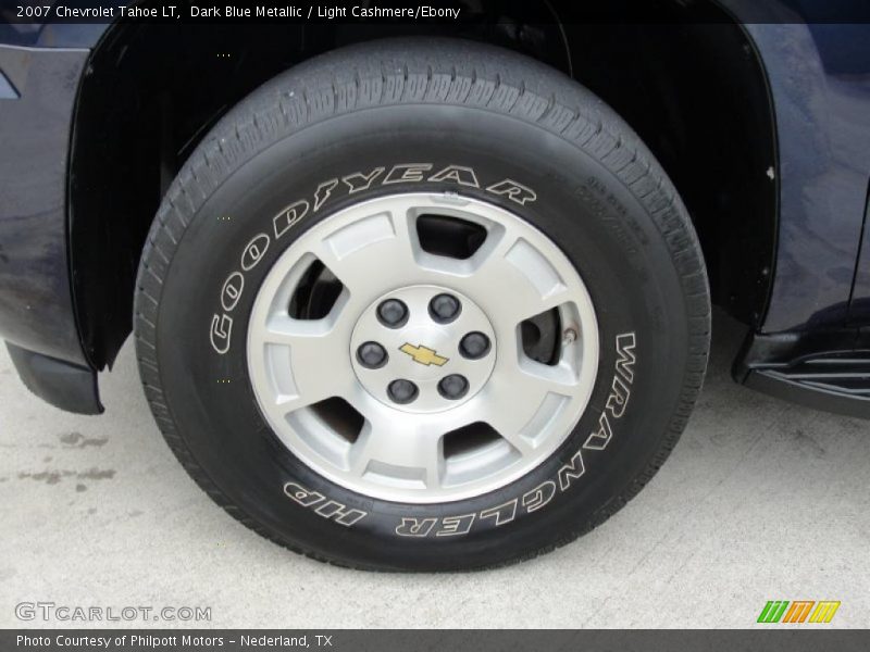Dark Blue Metallic / Light Cashmere/Ebony 2007 Chevrolet Tahoe LT