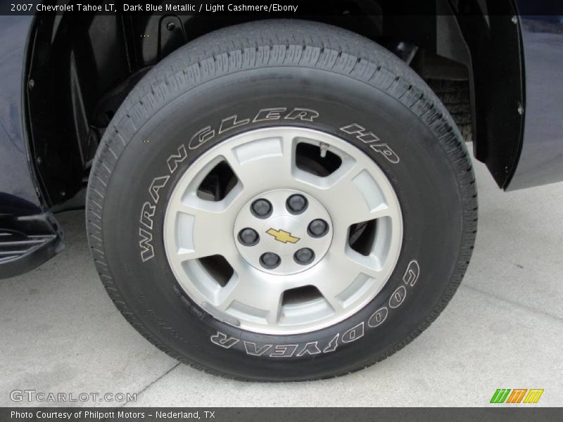 Dark Blue Metallic / Light Cashmere/Ebony 2007 Chevrolet Tahoe LT