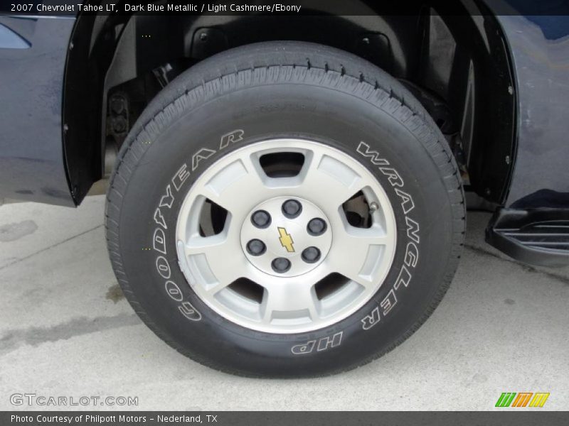 Dark Blue Metallic / Light Cashmere/Ebony 2007 Chevrolet Tahoe LT