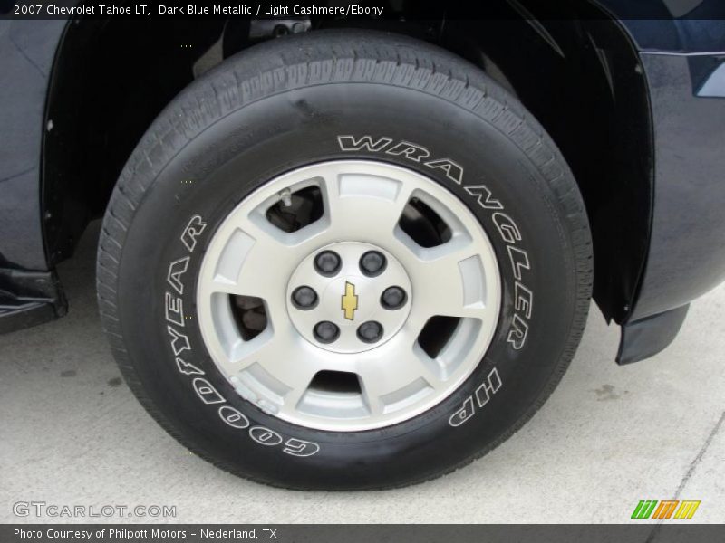 Dark Blue Metallic / Light Cashmere/Ebony 2007 Chevrolet Tahoe LT