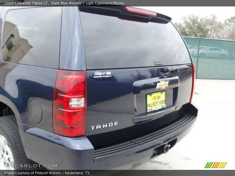 Dark Blue Metallic / Light Cashmere/Ebony 2007 Chevrolet Tahoe LT