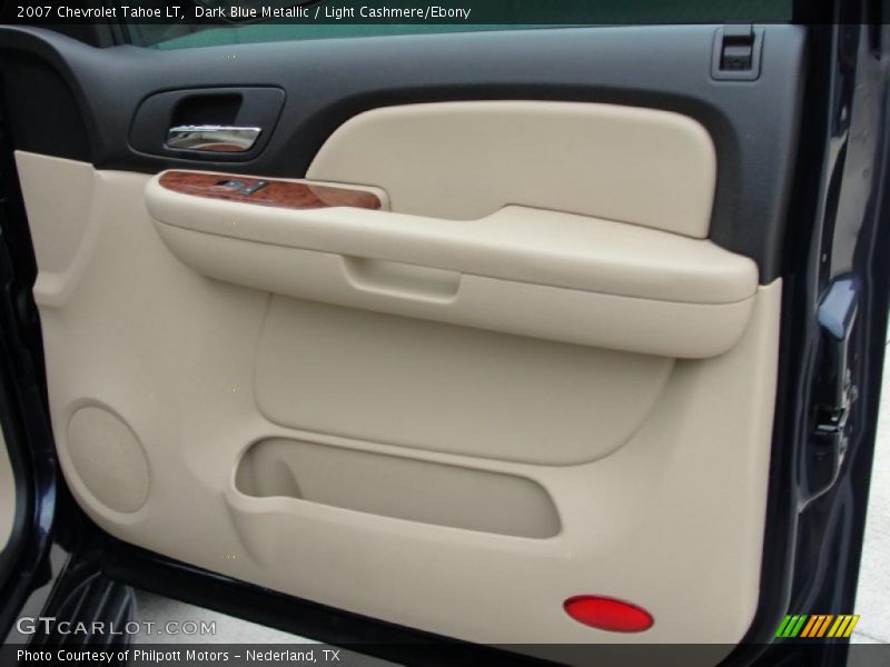 Dark Blue Metallic / Light Cashmere/Ebony 2007 Chevrolet Tahoe LT
