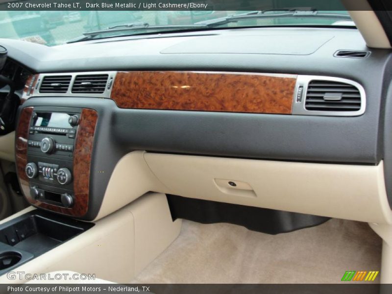 Dark Blue Metallic / Light Cashmere/Ebony 2007 Chevrolet Tahoe LT