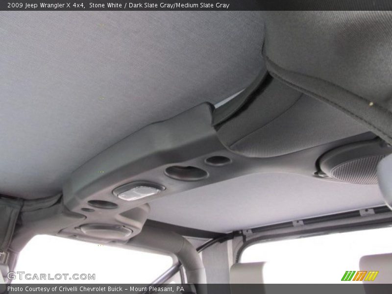 Stone White / Dark Slate Gray/Medium Slate Gray 2009 Jeep Wrangler X 4x4