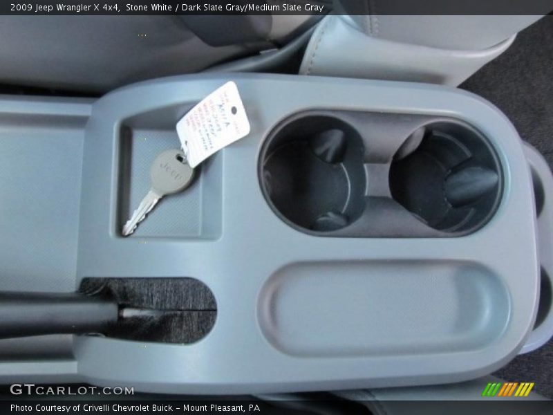 Stone White / Dark Slate Gray/Medium Slate Gray 2009 Jeep Wrangler X 4x4