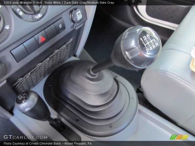 Stone White / Dark Slate Gray/Medium Slate Gray 2009 Jeep Wrangler X 4x4