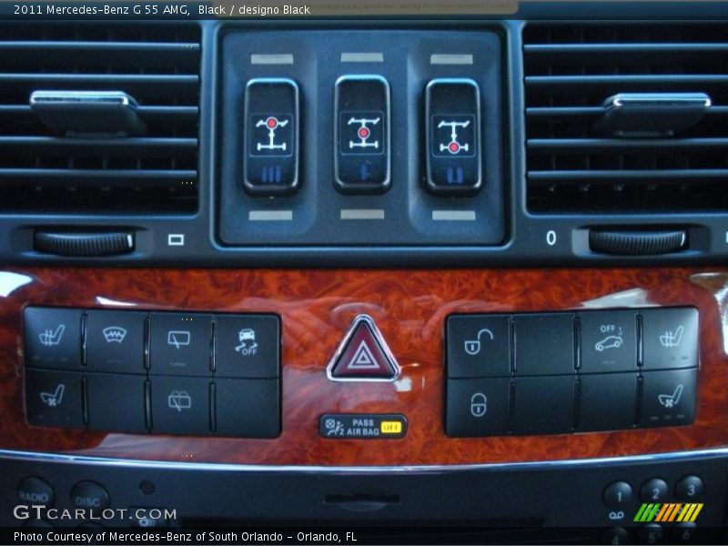 Controls of 2011 G 55 AMG