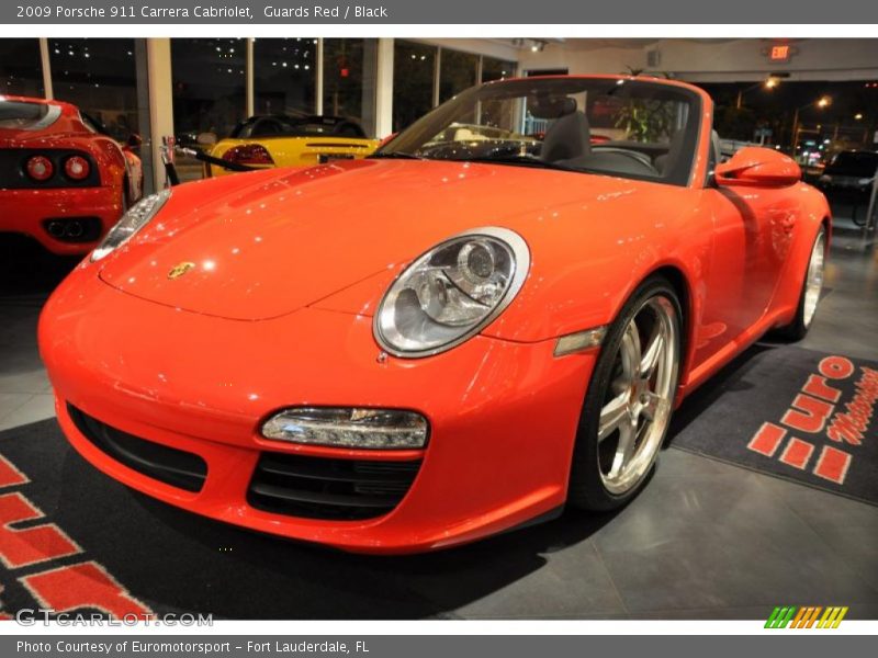 Front 3/4 View of 2009 911 Carrera Cabriolet