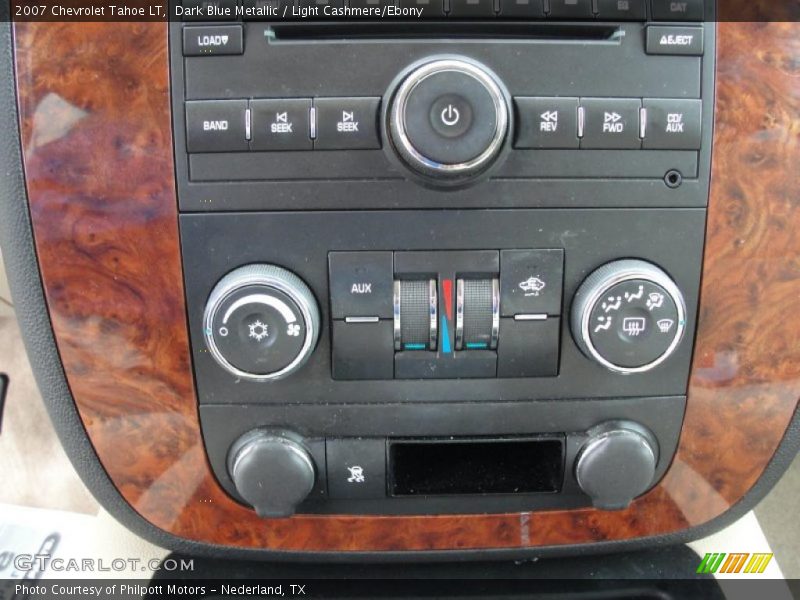 Dark Blue Metallic / Light Cashmere/Ebony 2007 Chevrolet Tahoe LT