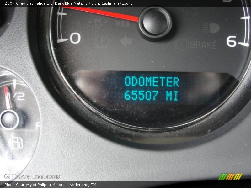 Dark Blue Metallic / Light Cashmere/Ebony 2007 Chevrolet Tahoe LT