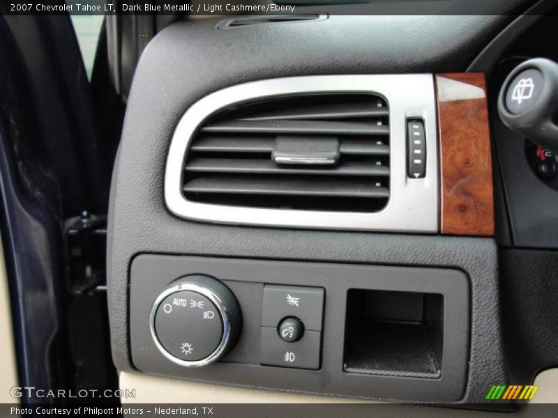 Dark Blue Metallic / Light Cashmere/Ebony 2007 Chevrolet Tahoe LT