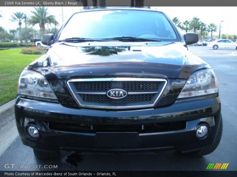 Ebony Black / Beige 2006 Kia Sorento LX