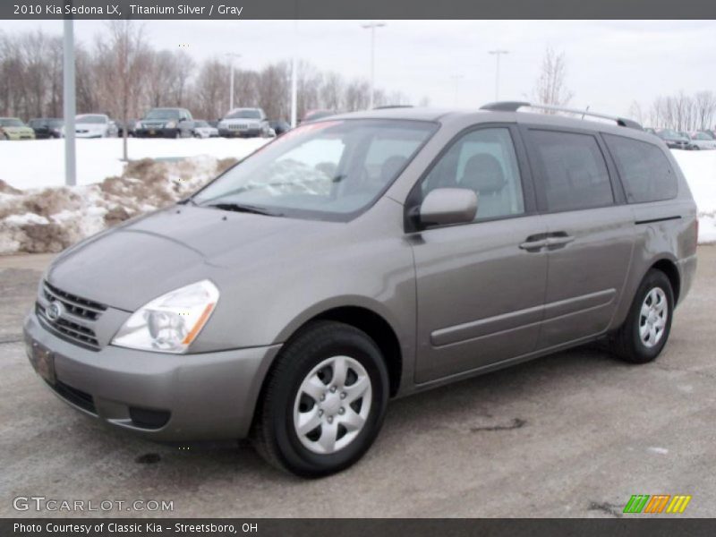 Titanium Silver / Gray 2010 Kia Sedona LX