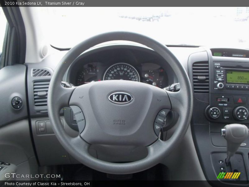 Titanium Silver / Gray 2010 Kia Sedona LX