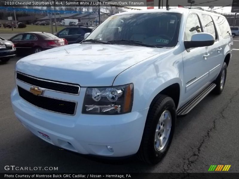 Summit White / Light Titanium/Dark Titanium 2010 Chevrolet Suburban LT 4x4