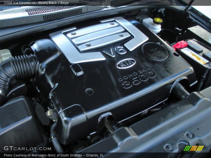 Ebony Black / Beige 2006 Kia Sorento LX