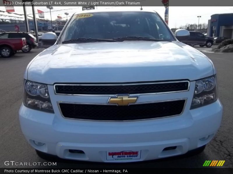 Summit White / Light Titanium/Dark Titanium 2010 Chevrolet Suburban LT 4x4