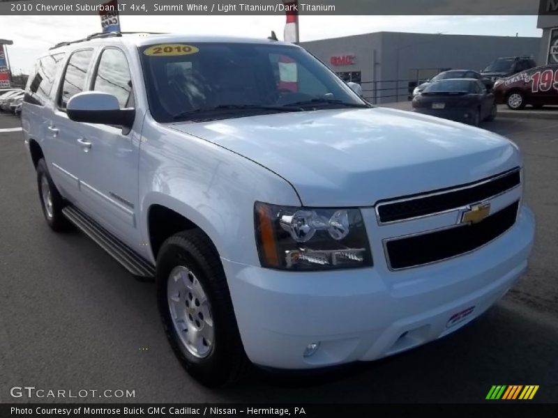 Summit White / Light Titanium/Dark Titanium 2010 Chevrolet Suburban LT 4x4