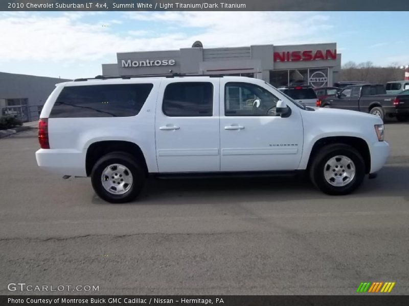 Summit White / Light Titanium/Dark Titanium 2010 Chevrolet Suburban LT 4x4