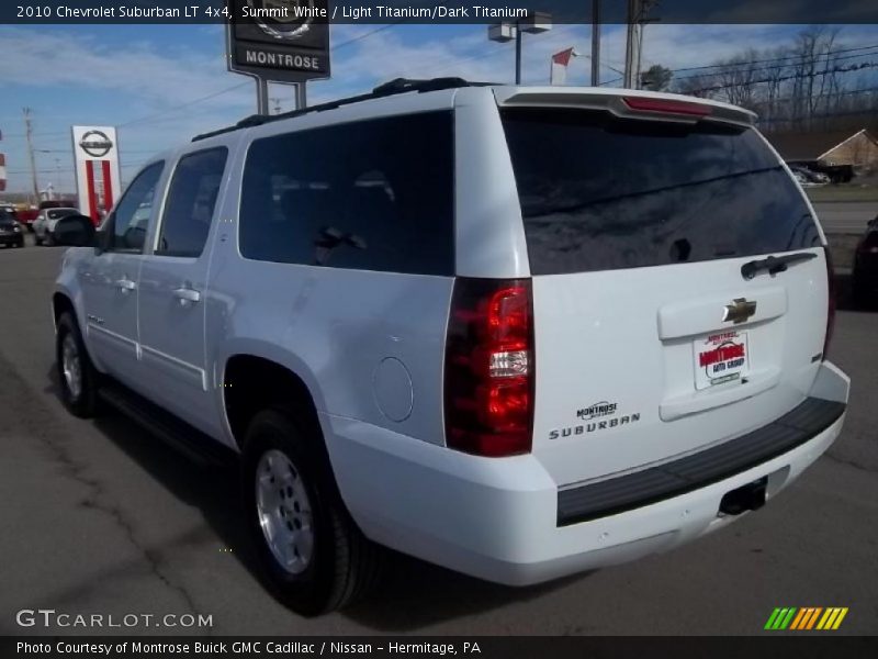 Summit White / Light Titanium/Dark Titanium 2010 Chevrolet Suburban LT 4x4