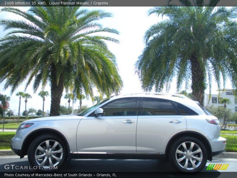 Liquid Platinum Metallic / Graphite 2006 Infiniti FX 35 AWD