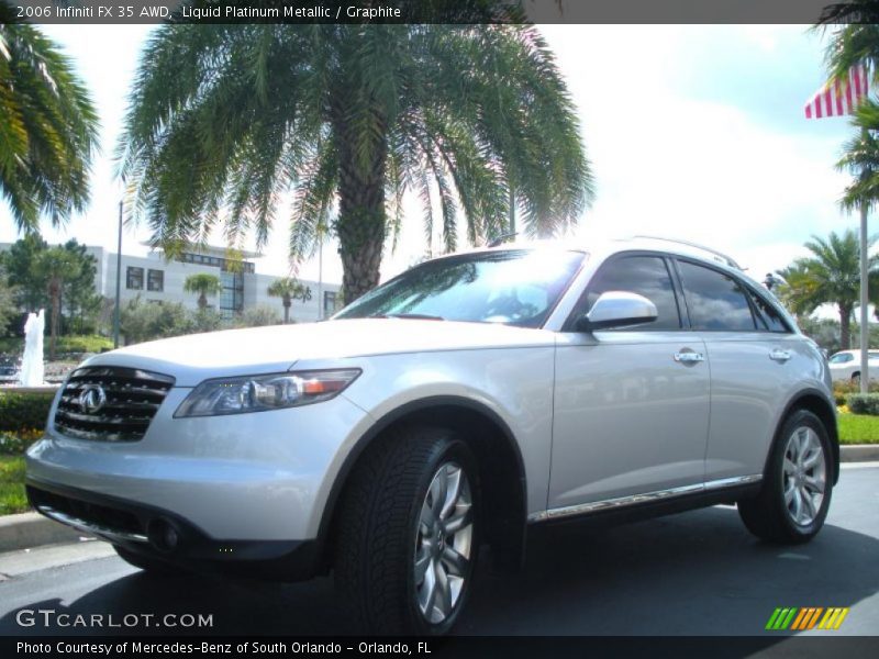 Liquid Platinum Metallic / Graphite 2006 Infiniti FX 35 AWD