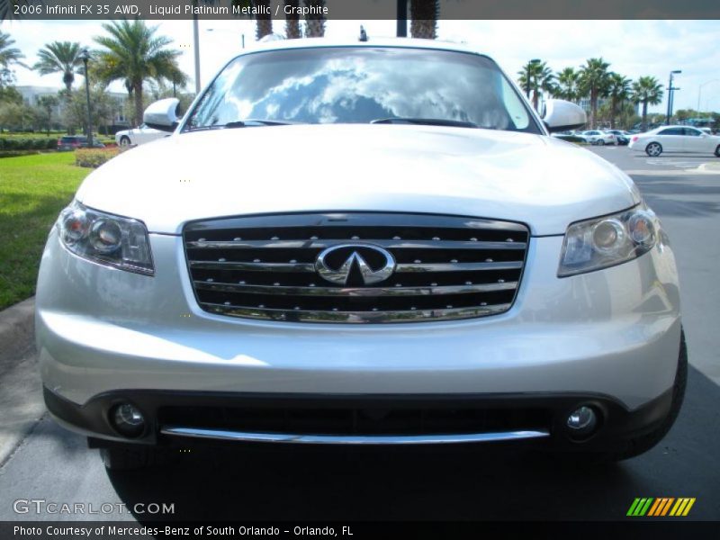 Liquid Platinum Metallic / Graphite 2006 Infiniti FX 35 AWD