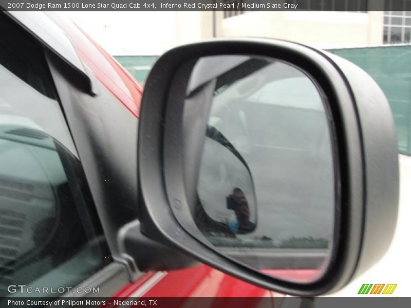 Inferno Red Crystal Pearl / Medium Slate Gray 2007 Dodge Ram 1500 Lone Star Quad Cab 4x4